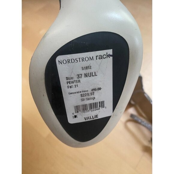 Ron White "Vallie" open toe silver glitter heel Brand NEW Italy - Picture 6 of 9